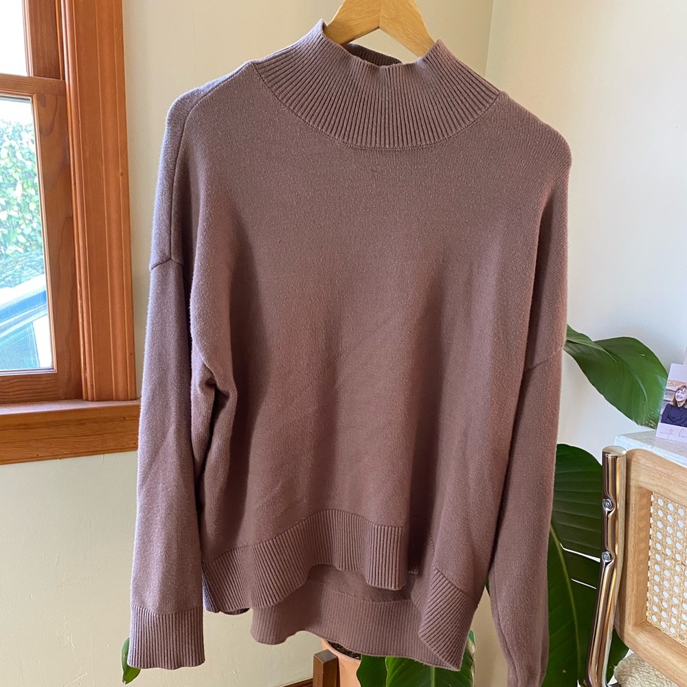 Oak + Fort Mockneck Turtleneck Sweater